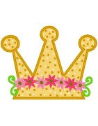 Crown with Flowers