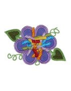 Korker and Rick Rack Single Flower