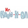 Mr. Know It All
