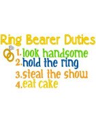 Ring Bearer Duties