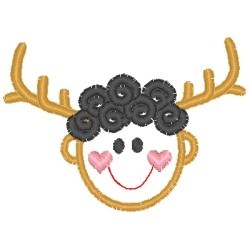 outline-little-boy-curly-hair-with-deer-antlers