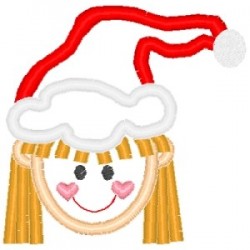outline-little-girl-long-hair-santa-hat