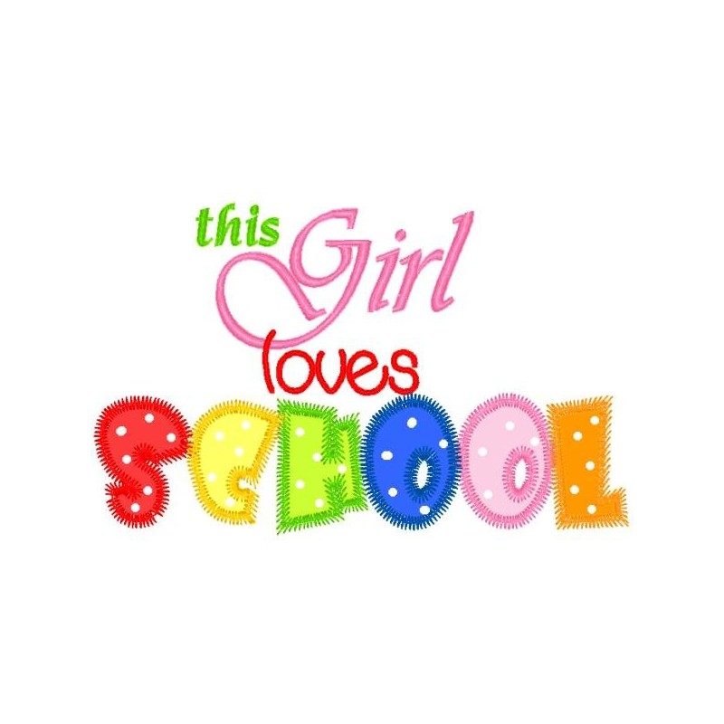 Girl Loves School
