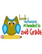Headed To Second Grade Boy