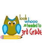 Headed To Third Grade Boy