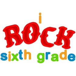 I Rock Sixth Grade