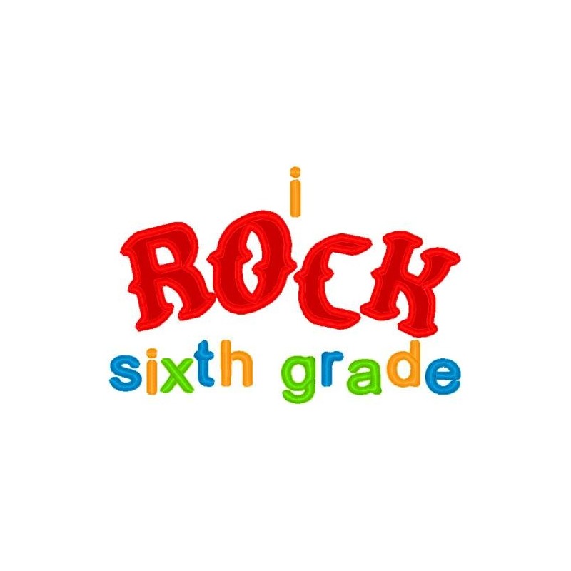 I Rock Sixth Grade