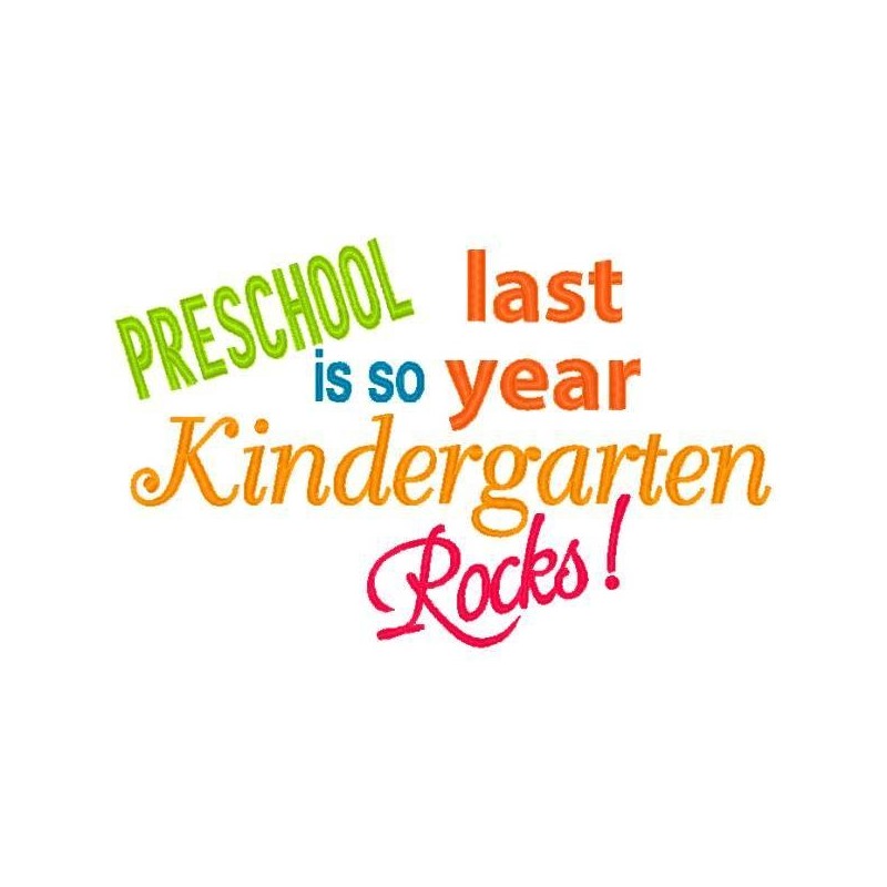Preschool Was So Last Year