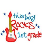 This Boy Rocks First Grade