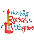 This Boy Rocks Fourth Grade