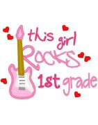 This Girl Rocks First Grade