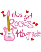 This Girl Rocks Fourth Grade