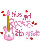 This Girl Rocks Fifth Grade
