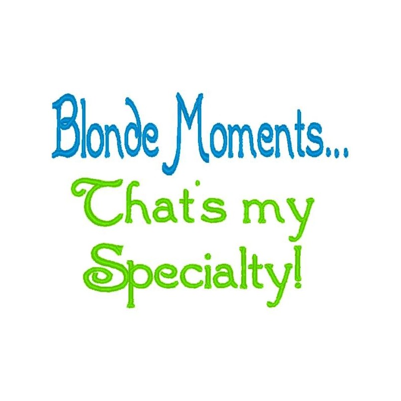 Blonde Moments