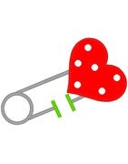 Heart Diaperpin