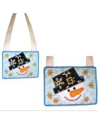 In Hoop Snowman Bag