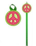 Peace Sign Bow Holder