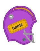 In Hoop Applique Helmet Tag