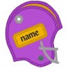 In Hoop Applique Helmet Tag