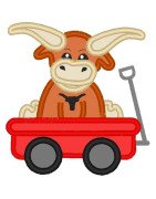 Mega Hoop Longhorn in Wagon