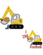 Mega Hoop Dig Football