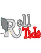 Roll Tide R with Words