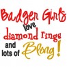 Rings and Bling Badger