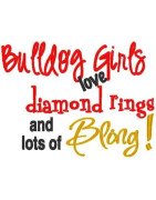 Rings and Bling Bulldog