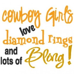 Rings and Bling Cowboy