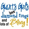 Rings and Bling Giants