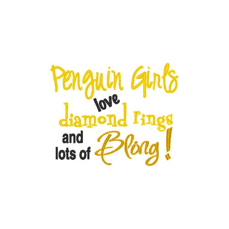 Rings and Bling Penguin