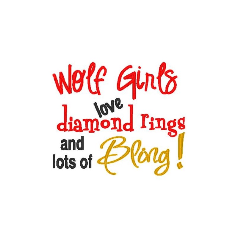 Rings and Bling Wolf