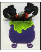 Tulle Witch Pot