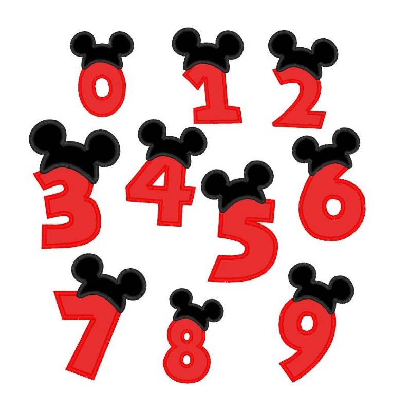 Mousehat Boy Numbers