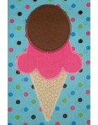 Zig Zag Stitch Ice Cream