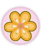 Blanket Stitch Fancy Flower