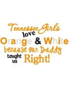 Tennessee Girls Love Orange