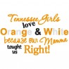 Tennessee Girls Love Orange Mommy
