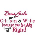 Bama Girls Love Crimson
