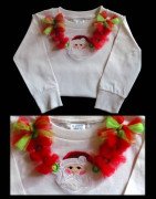 Necklace Applique Santa