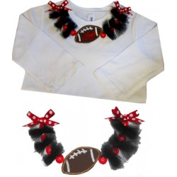 Necklace Tulle Football