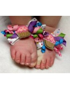 In Hoop Barefoot Sandals for Baby